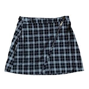 Tiger Mist Twiggy Plaid Mini Skirt (M) All Over Plaid